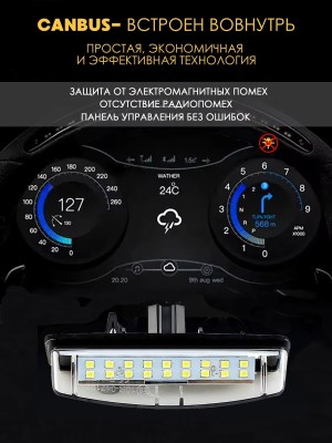 Подсветка номера для Toyota Camry XV40