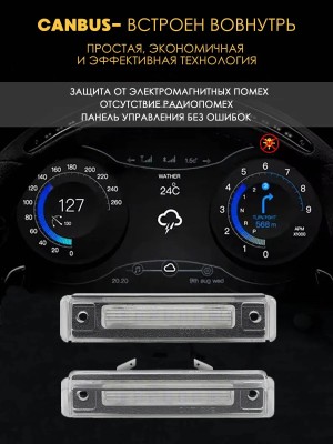 Подсветка номера для Mercedes-Benz W124, S124
