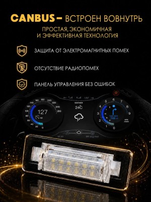 Подсветка номера для Mercedes Benz E-Class W210