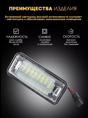 Подсветка номера для Subaru